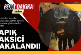 Sapık Taksici Yakalandı!