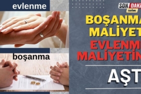 Boşanma maliyeti, evlenme maliyetini aştı