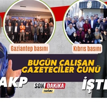 Bugün çalışan gazeteciler günü: İşte AKP, İşte CHP!