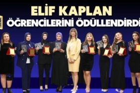 Elif Kaplan öğrencilerini ödüllendirdi