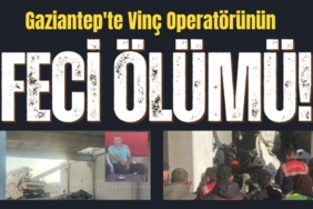 Gaziantep'te Vinç Operatörünün