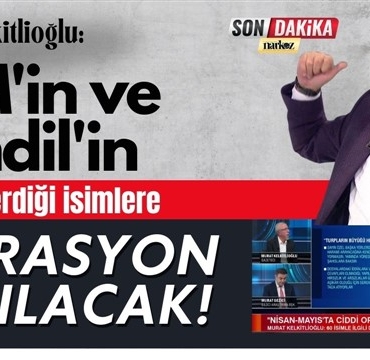 Murat Kelkitlioğlu: Nisan- Mayıs'ta ciddi operasyon olacak