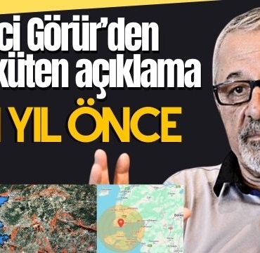 Prof. Dr. Naci Görür ürküten açıklama