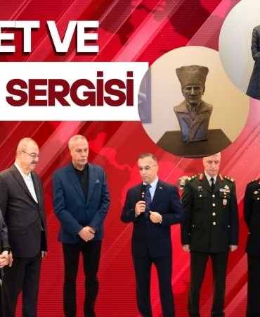 SANKO Sanat Galerisi'nde Atatürk Heykelleri