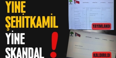 Şehitkamil Belediyesi Personel Alım İlanını Neden Kaldırdı?