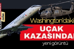 SON DAKİKA! Washington’daki uçak kazasından yeni görüntüler-