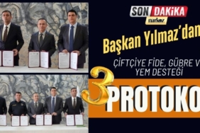 Başkan Umut Yılmaz'dan 3 protokol