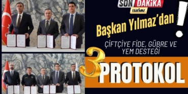 Başkan Umut Yılmaz'dan 3 protokol