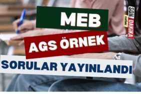 MEB AGS Örnek sorular yayınlandı 