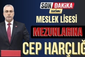 Meslek Lisesi Mezunlarına Cep Harçlığı