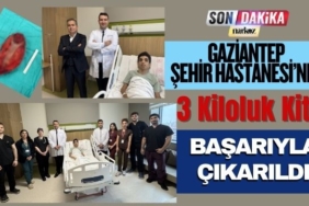 Gaziantep Şehir Hastanesi’nde 3 Kiloluk Kitle Başarıyla Çıkarıldı