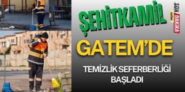 Şehitkamil GATEM'de Temizlik Seferberliği Başladı