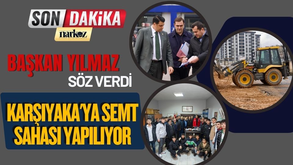Başkan Yılmaz Söz Verdi, Karşıyaka'ya Semt Sahası Yapılıyor
