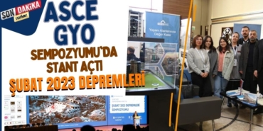  ASCE GYO, Şubat 2023 Depremleri Sempozyumu'da  Stant Açtı