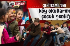 Şehitkamil'den köy okullarında çocuk şenliği