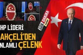 MHP Lideri Bahçeli'den, AKP Kongresine Anlamlı Çelenk