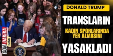 Trump, transların kadın sporlarında yer almasını yasaklayan kararnameyi imzaladı
