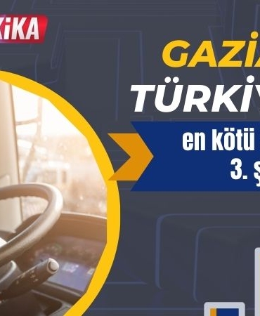 Gaziantep, Türkiye'nin en kötü araç kullanan 3. şehri oldu