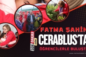 Başkan Fatma Şahin, Cerablus'ta öğrencilerle buluştu