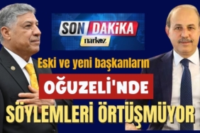 Oğuzeli'nde eski ve yeni başkanların söylemleri örtüşmüyor