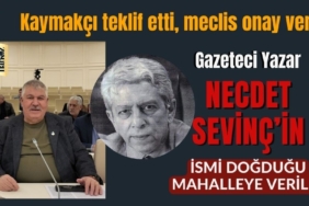 Cuma Kaymakçı Teklif Etti, Meclis Onay Verdi