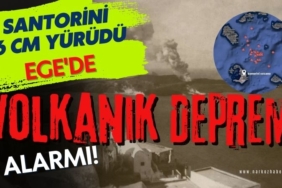 Ege'de Volkanik Deprem Alarmı! Santorini 6 cm yürüdü-
