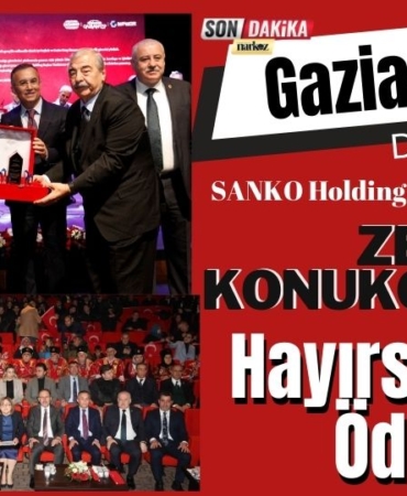 SANKO Holding Onursal Başkanı Zeki Konukoğlu'na Hayırseverlik Ödülü