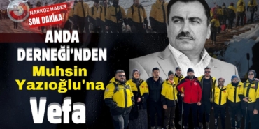 ANDA Derneğinden, Muhsin Yazıoğlu'na Vefa 