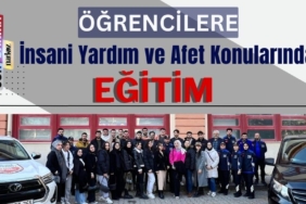 Öğrencilere İnsani Yardım ve Afet Konularında Eğitim