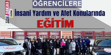 Öğrencilere İnsani Yardım ve Afet Konularında Eğitim