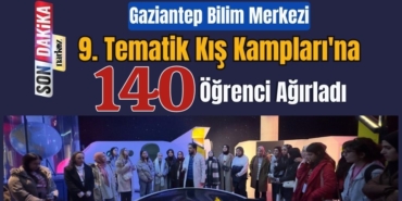 Gaziantep Bilim Merkezi, 9. Tematik Kış Kampları'na 140 Öğrenci Ağırladı