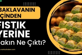 Baklavanın İçinden Fıstık Yerine Bakın Ne Çıktı?