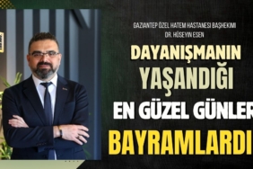 Hatem Hastanesi Başhekimi Dr. Esen'den Bayram Mesajı