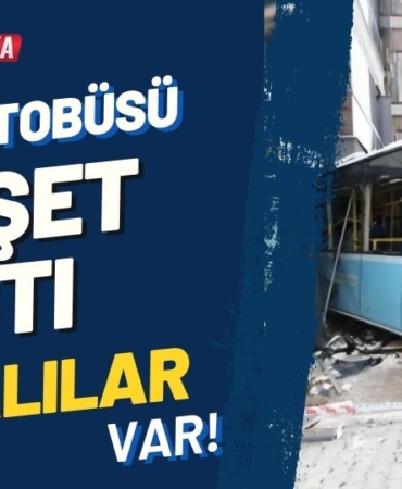 Halk Otobüsü Dehşet Saçtı, Yaralılar Var...