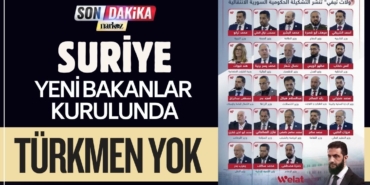Suriye'de Türkmenler Yok Sayıldı