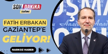 Erbakan Gaziantep'e Geliyor