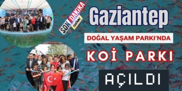 Gaziantep Doğal Yaşam Parkı'nda Tropikal Koi Parkı Açıldı