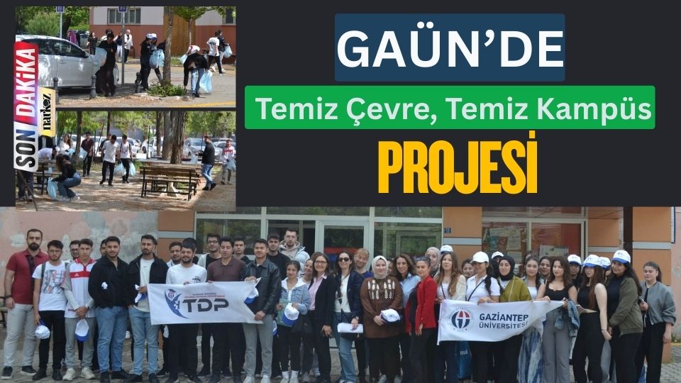 Gaün Sosyal Bilimler MYO'dan '' Temiz Çevre, Temiz Kampüs'' Projesi