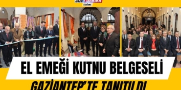 El Emeği Göz Nuru: Kutnu Kumaşı Belgeseli Gaziantep’te Görücüye Çıktı