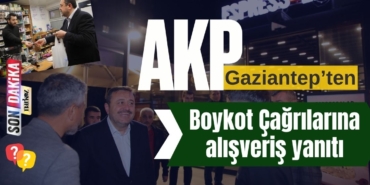 AK Parti Gaziantep'ten Boykot Çağrılarına Alışveriş Yaparak Yanıt Verdi