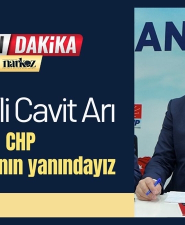 CHP'li Cahit Arı, "Gaziantep İl Teşkilatının Yanındayız" dedi