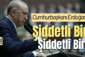 Cumhurbaşkanı Erdoğan: Şiddetli Bir Şiddetli Bir
