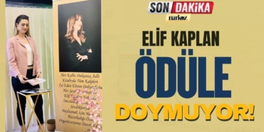 Elif Kaplan ödüle doymuyor!