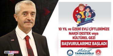 10 Yıl ve Üzeri Evli Çiftlere Nakdi Destek Başvurusu Başladı
