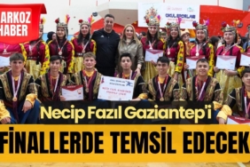 Necip Fazıl Gaziantep'i Finallerde Temsil Edecek