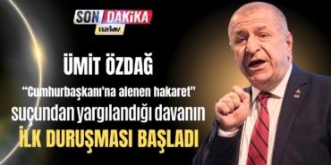 Ümit Özdağ'a hakim karşısında savunmasını yapıyor