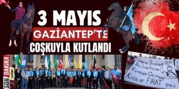 Gaziantep, 3 Mayıs Türkçülük Günü’nü coşkulu bir yürüyüşle kutladı.