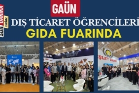 GAÜN Dış Ticaret Öğrencileri Gıda Fuarında