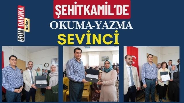 Şehitkamil’de Okuma Yazma Sevinci