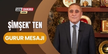 Şimşek' ten Gurur Mesajı